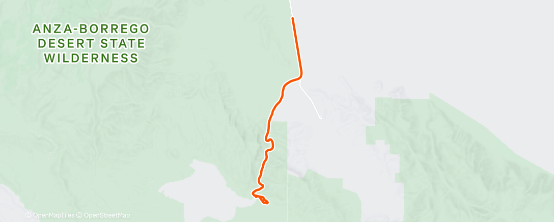 Карта физической активности (Wind Cave Hike)