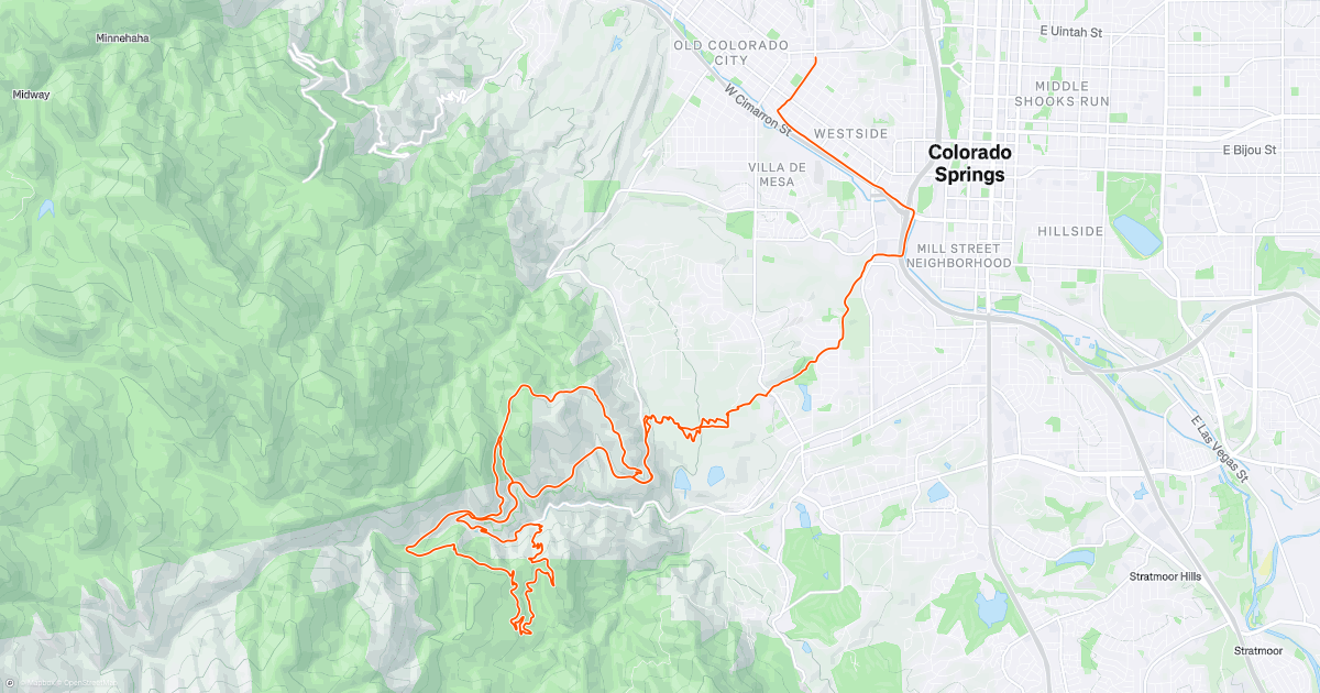 Escaping the work week Strava