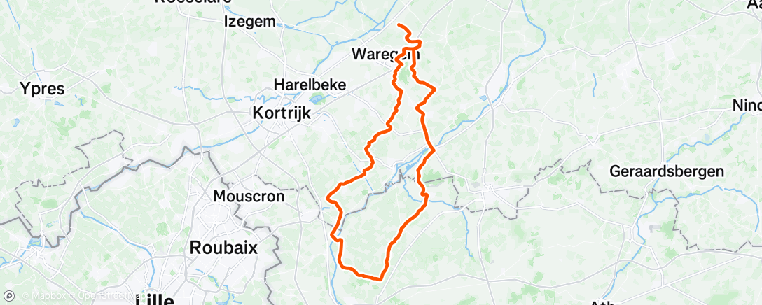 Map of the activity, Winterrit leierenners