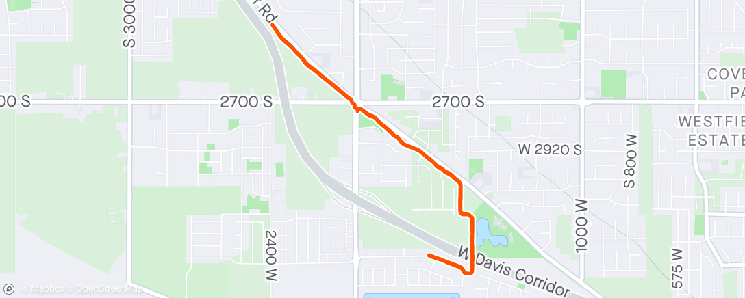 Map of the activity, ☀️ Syracuse, Utah Morning Run