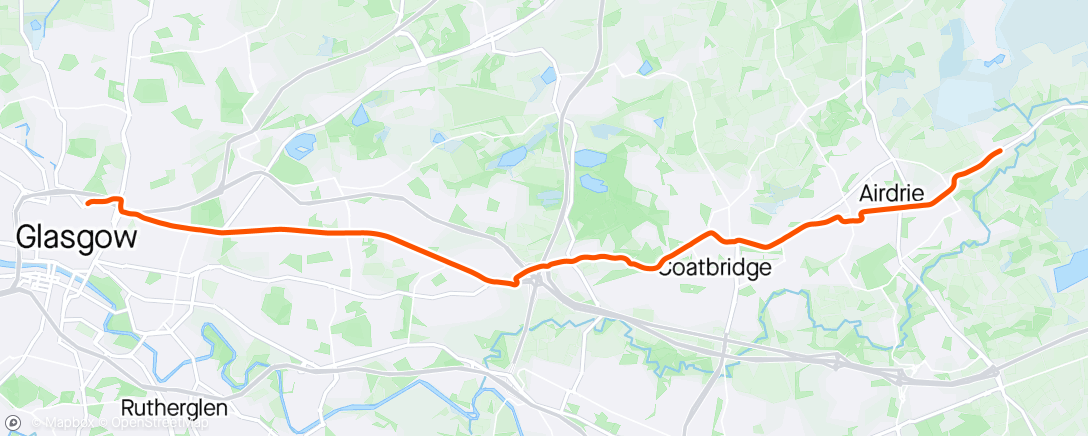 Map of the activity, Morning Commute to Work