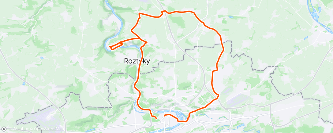 Map of the activity, Pave Evening Ride