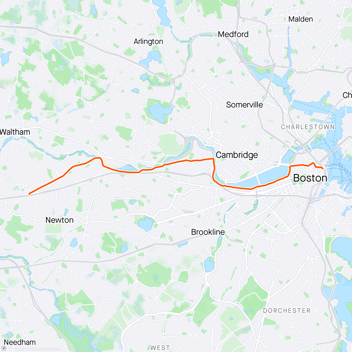 Mapa da atividade, Bike to work week