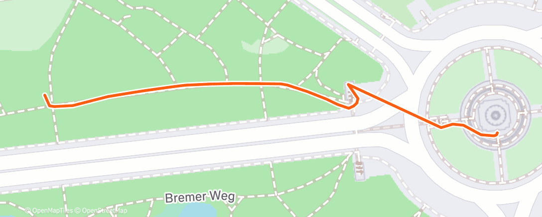 Карта физической активности (Mittagspaziergang)