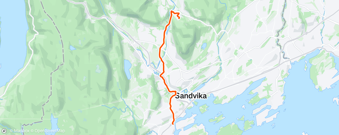 Map of the activity, Morning Ride