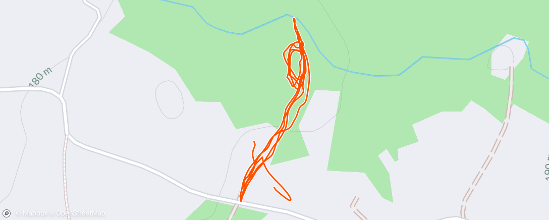 Map of the activity, Morning Walk