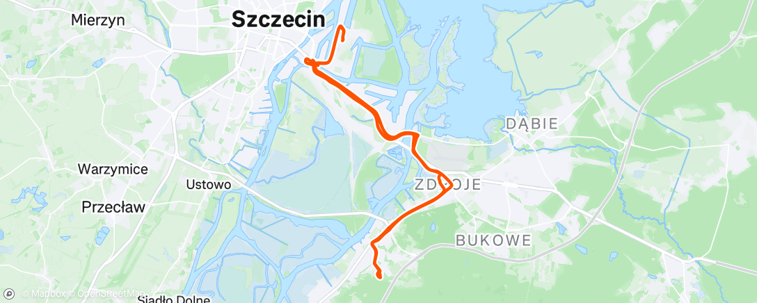 Map of the activity, DPD