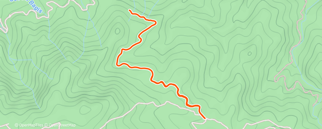 Map of the activity, Carrera a la hora del almuerzo