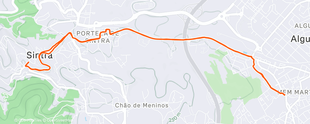 Mapa de la actividad (Corrida matinal)