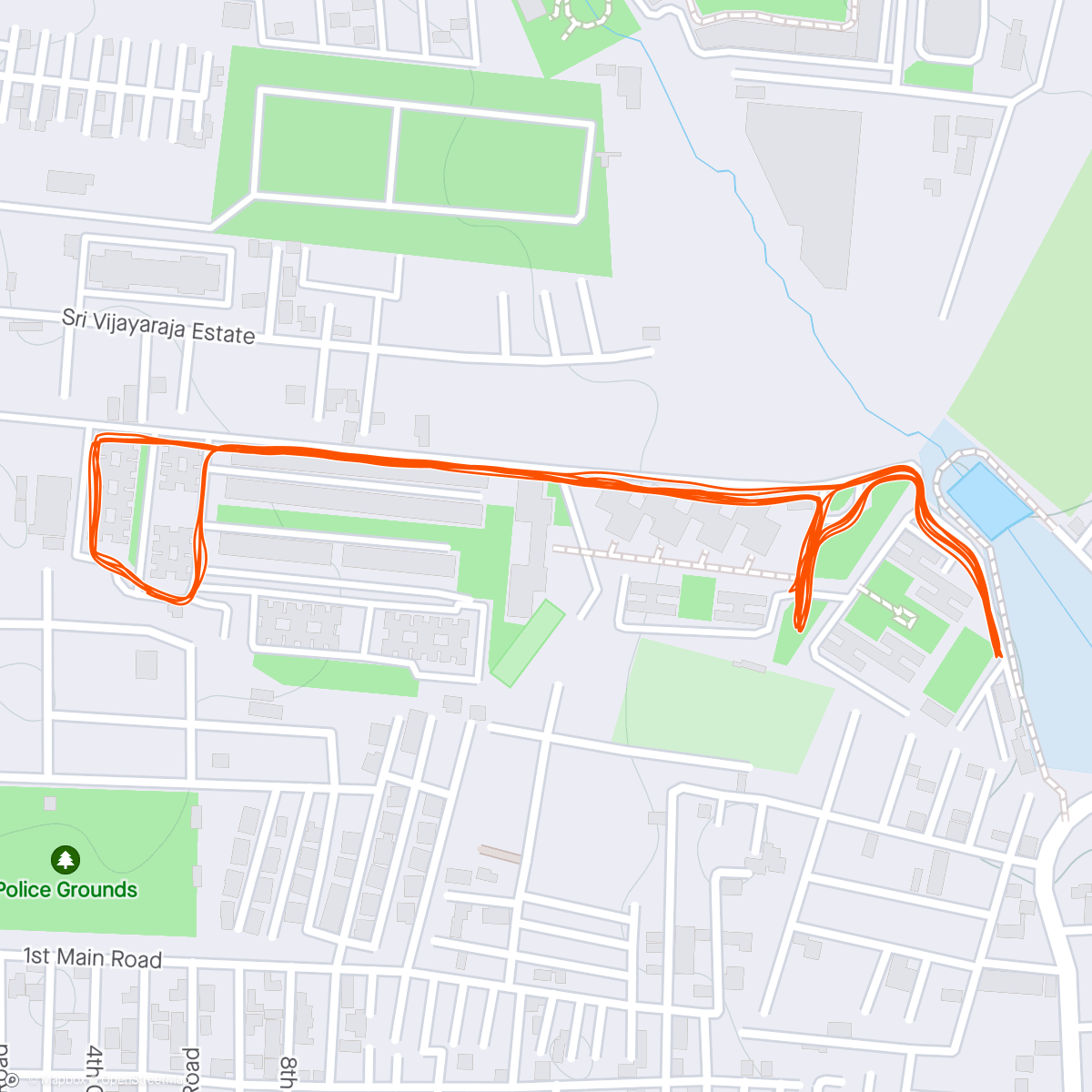 Map of the activity, Sunday Base
