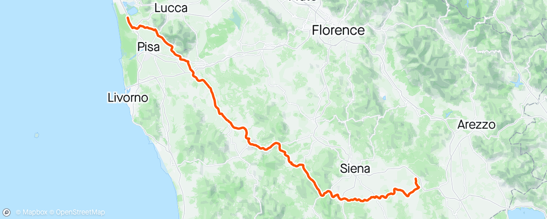 Map of the activity, 🎀 GIRO D’ITALIA 2024 🎀 6 tappa 🥵