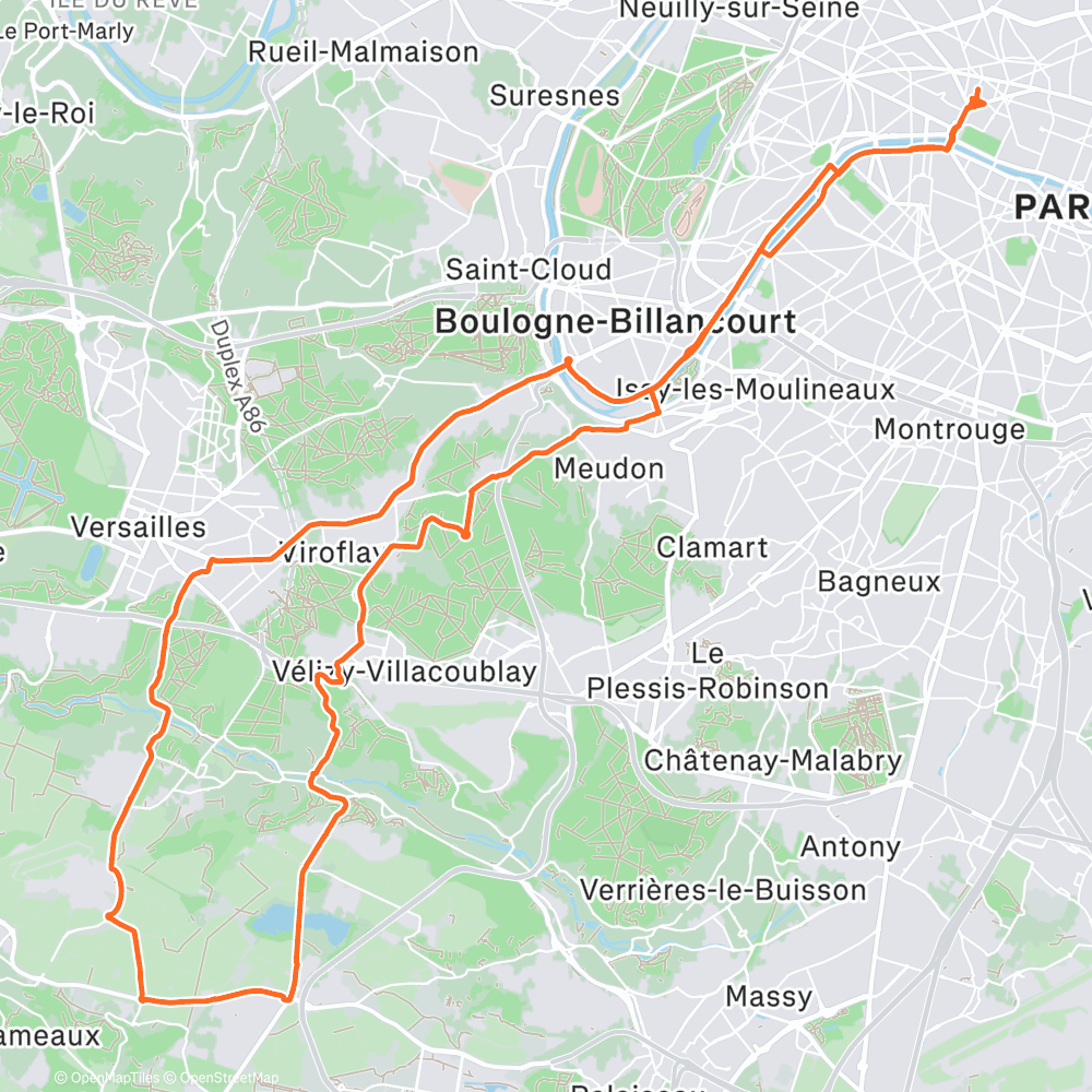 Map of the activity