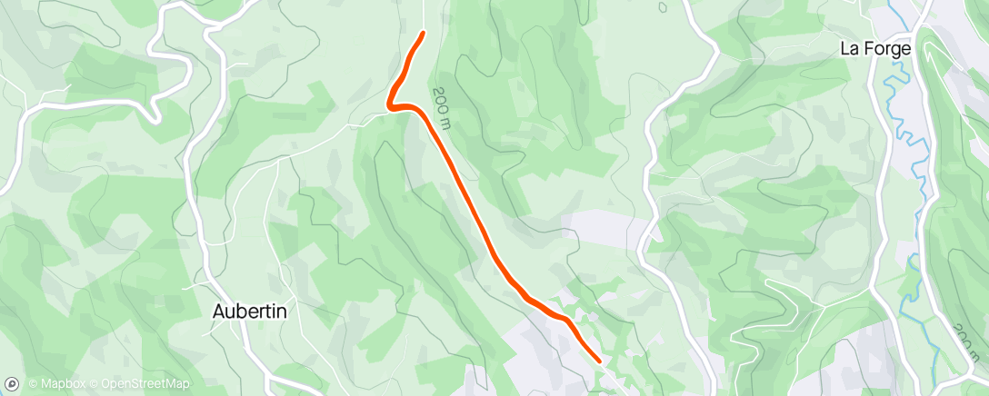 Map of the activity, Dernier run avant le semi de Biarritz