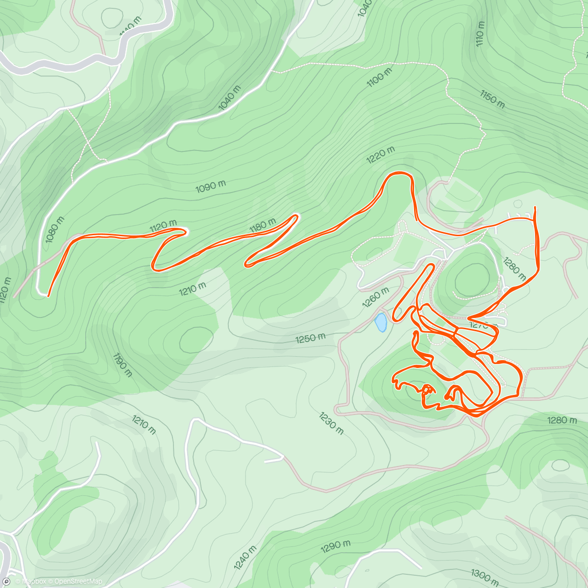 Map of the activity, European Champs: XCO Training