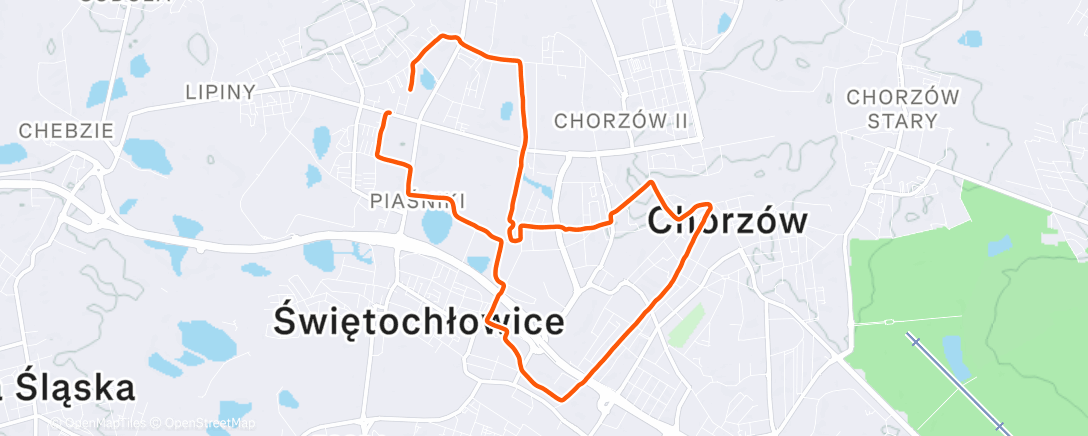 Map of the activity, Morning Ride