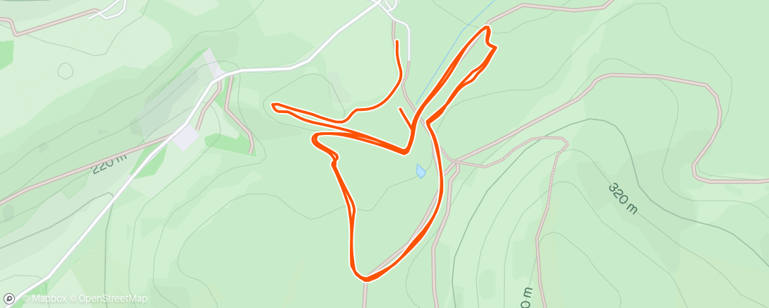 Map of the activity, Ludlow parkrun