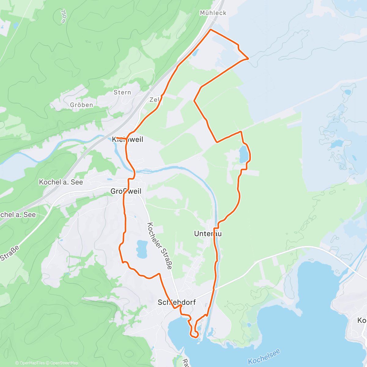 Map of the activity, Weihnachtsrunde