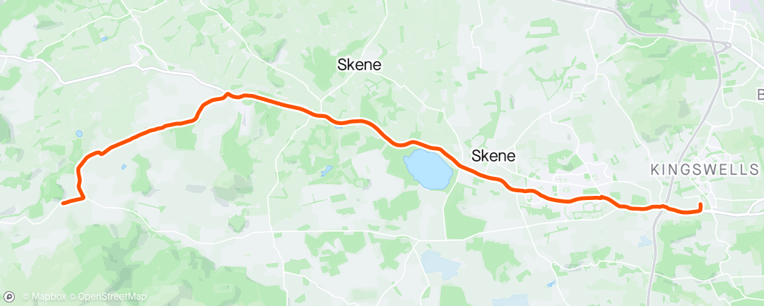 Map of the activity, Evening Ride - slamming this commuting business