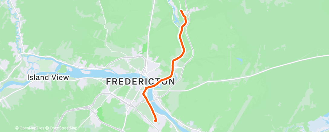 Map of the activity, Commute