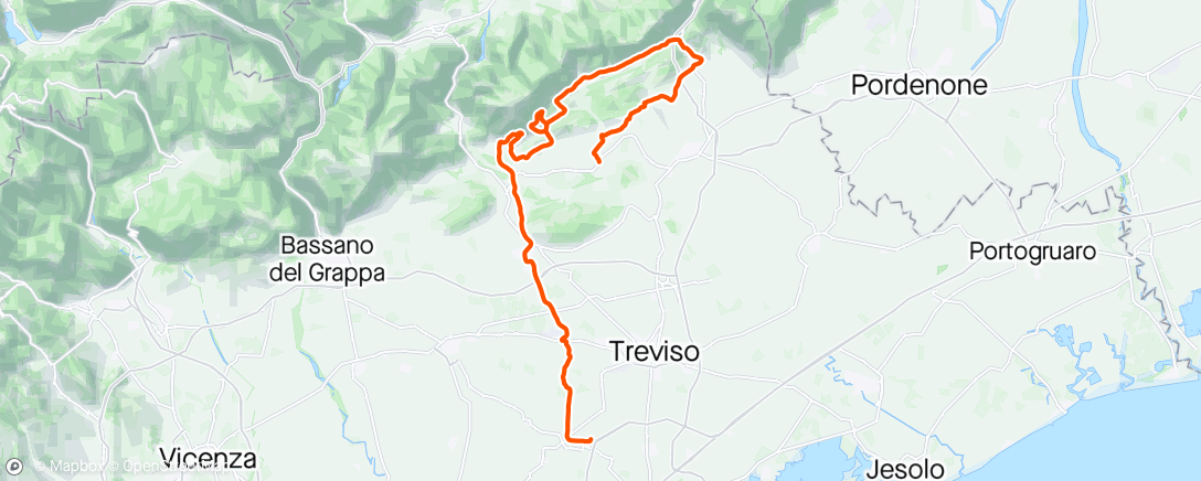 Map of the activity, Viaggio in piana 💩