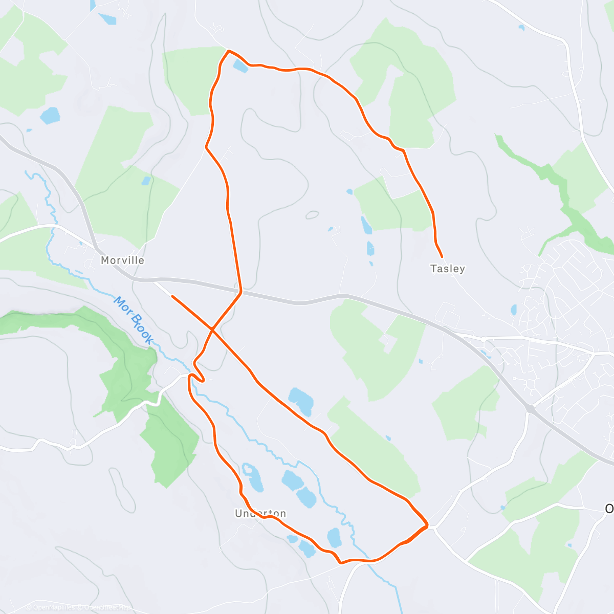 Map of the activity, Fiercesome mild out