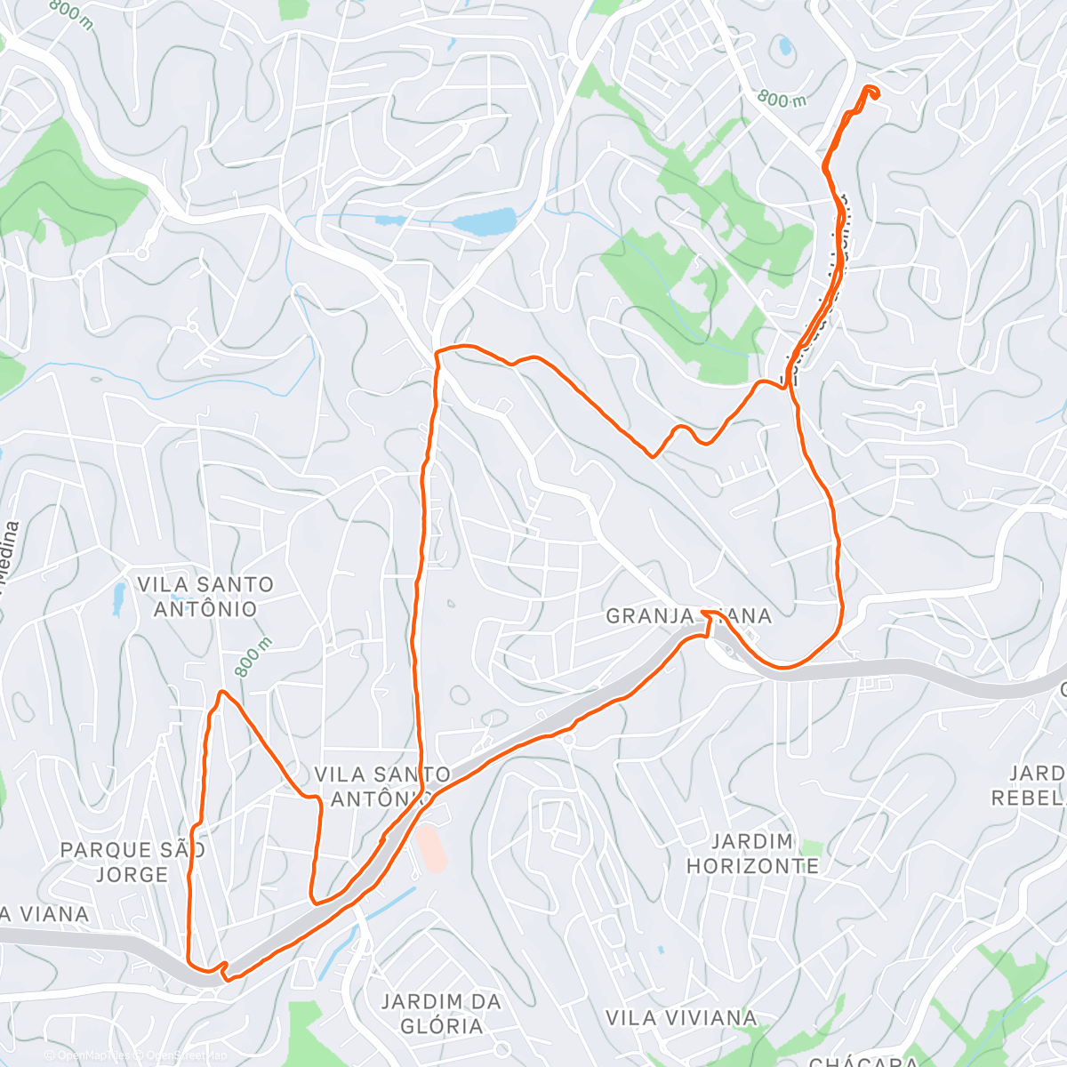 Map of the activity, Voltando devagarinho