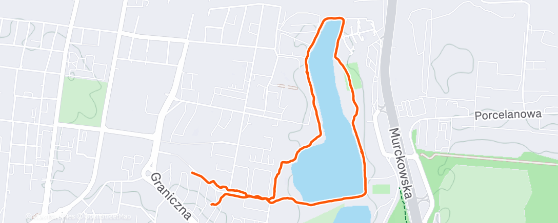 Map of the activity, Morning Walk