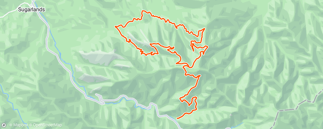 Map of the activity, 41/100 - Let’s go run up a mountain…. Twice! With Tony and Jim
