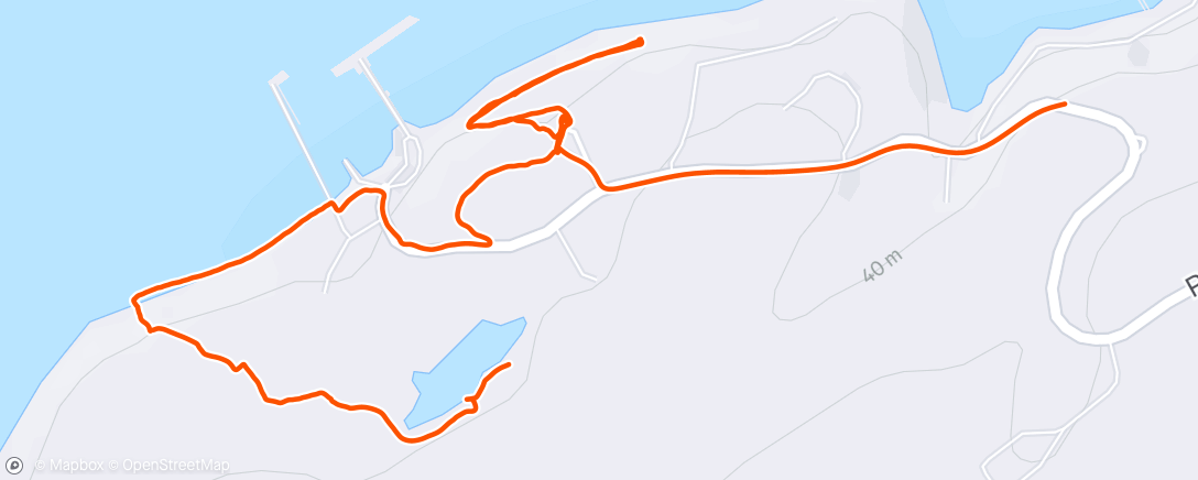 Map of the activity, Forest Hike at Glacier Bay NP