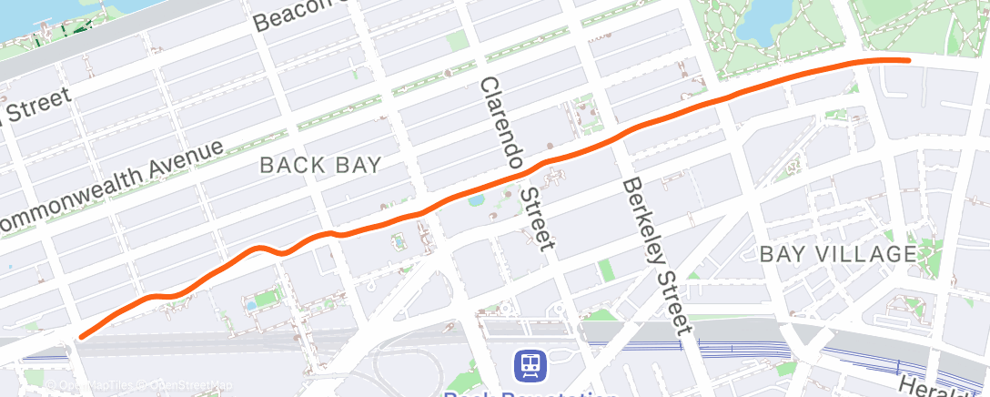 Карта физической активности (Afternoon Walk)