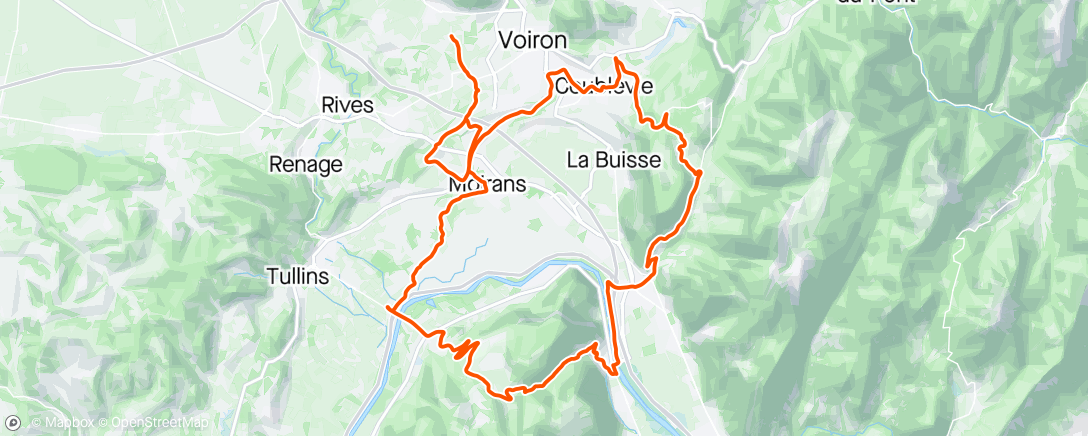Map of the activity, Enchaînement Saint-Julien/Grand Ratz  Montaud