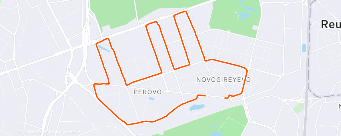 Карта физической активности (Утренний забег)