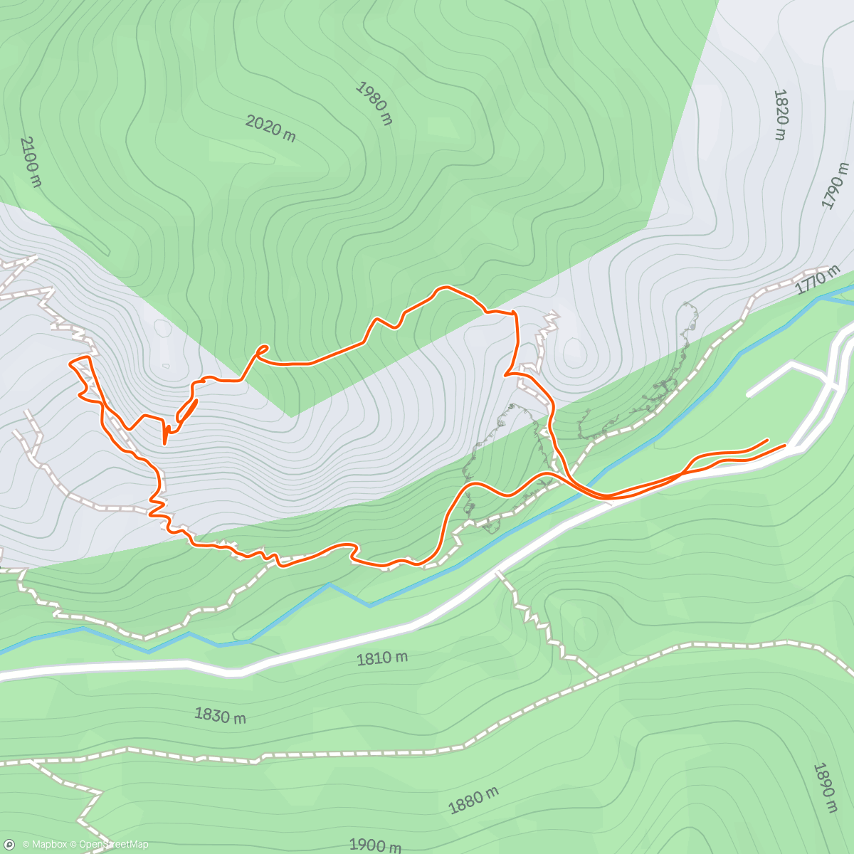 Map of the activity, Super Slab TRS