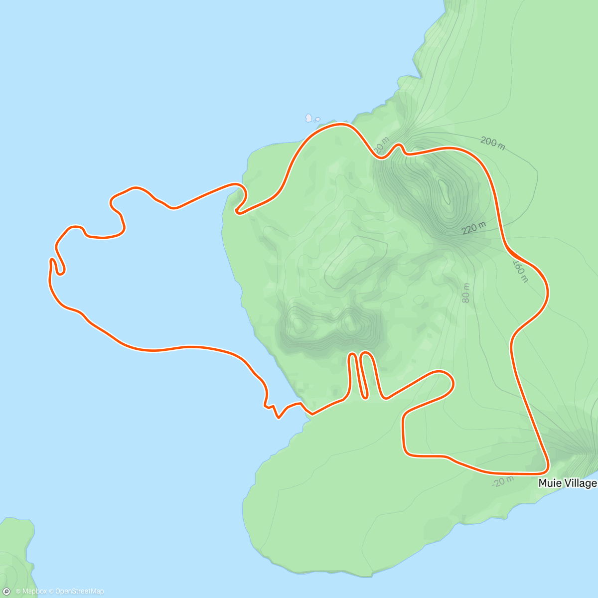 Map of the activity, Zwift - Volcano Flat in Watopia