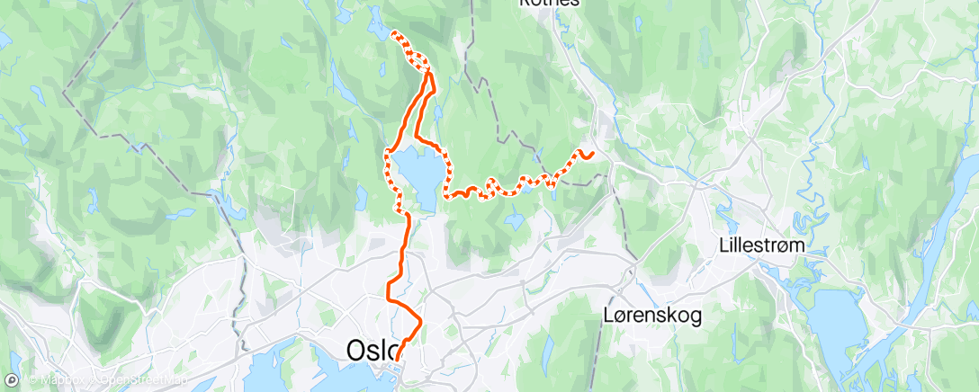 Map of the activity, Øyungen 🌲☀️