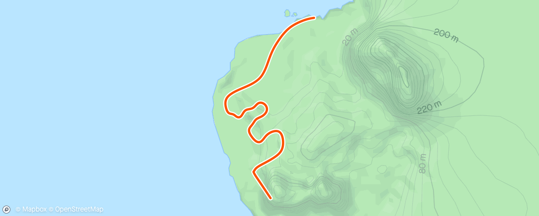 Mapa de la actividad (Zwift - Race: Zwift Insider Tiny Race (1 of 4) (C) on Two Bridges Loop in Watopia)