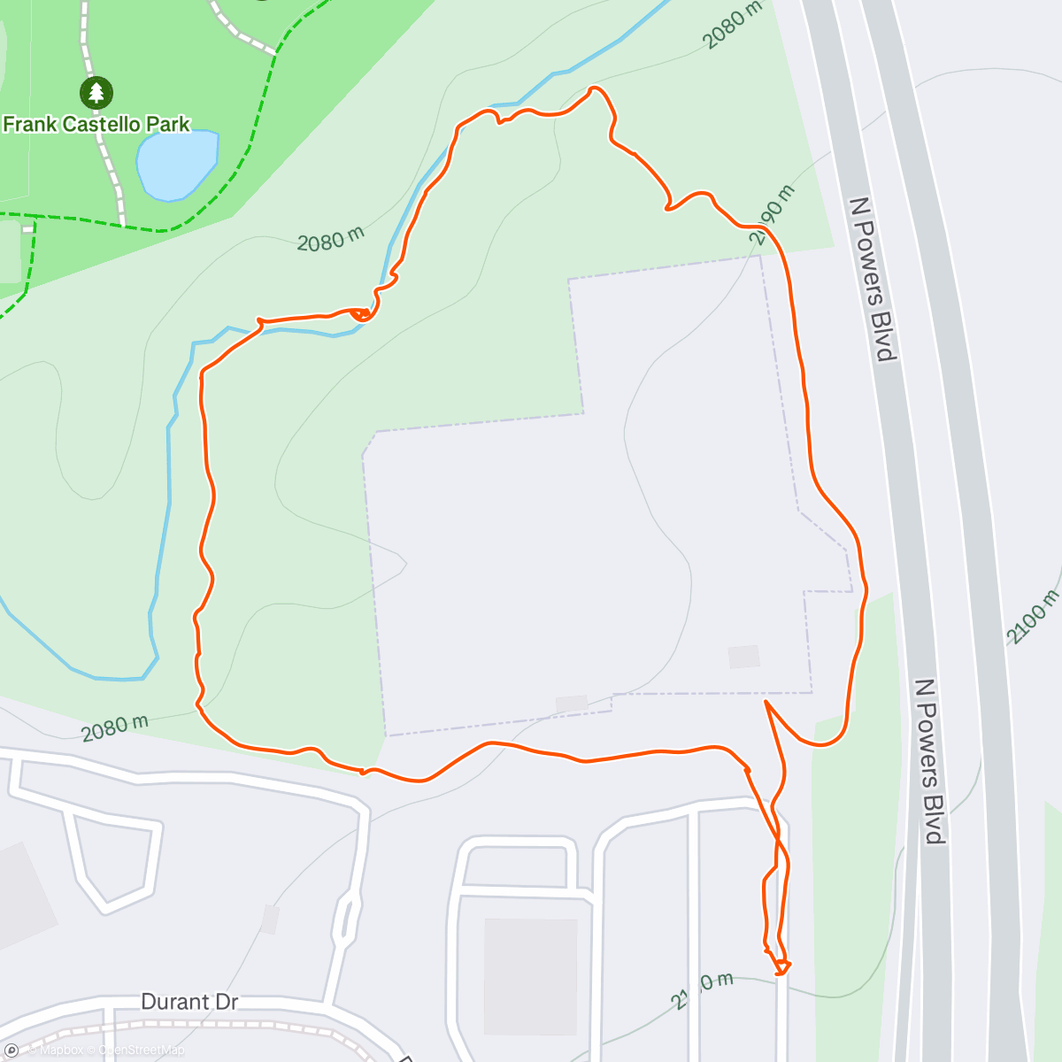 Map of the activity, DoggoWalko
