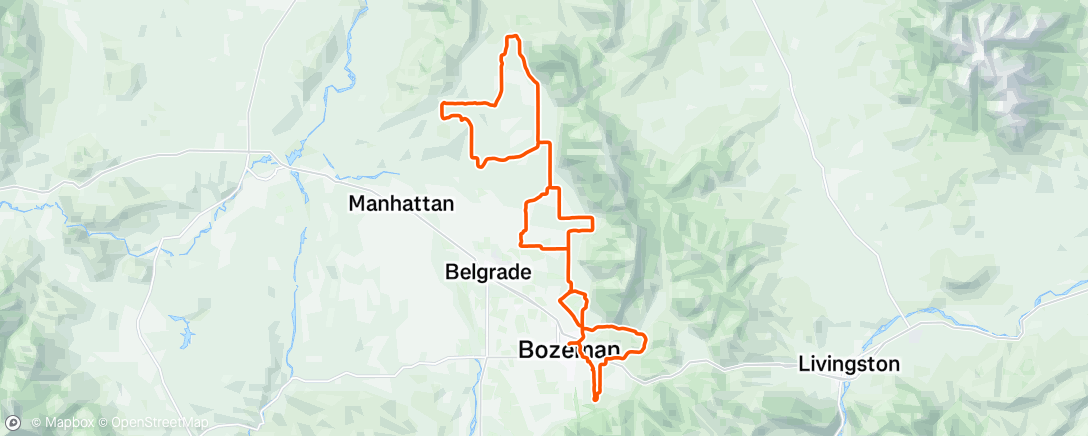 Map of the activity, BWR Bozeman