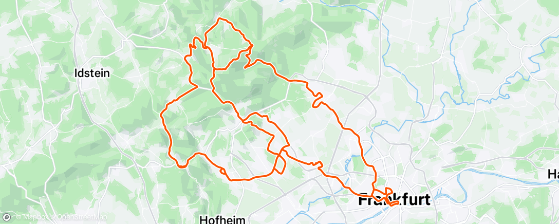Map of the activity, Francfort