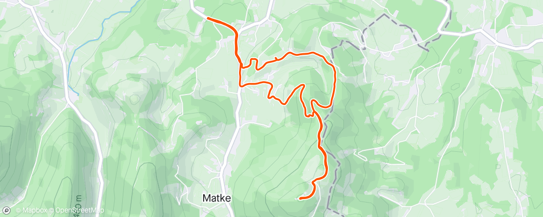 Map of the activity, Night Trail Run 🌫️🥶