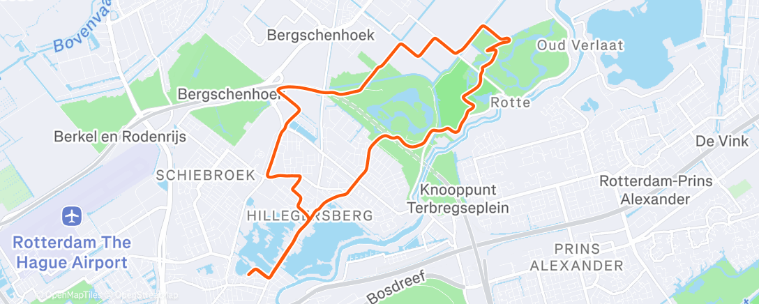 Mapa de la actividad (Morning Run)