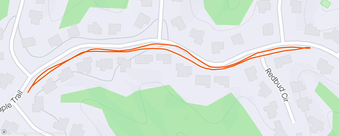 Map of the activity, Mile with Gwynnie