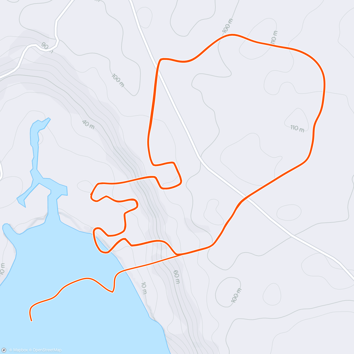Map of the activity, Zwift - Group Ride: GXY ORBIT [1.7-2.3 WKG] CAT D (D) on Neokyo Crit Course in Makuri Islands