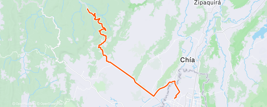 Karte der Aktivität „Bicicleta por la mañana”