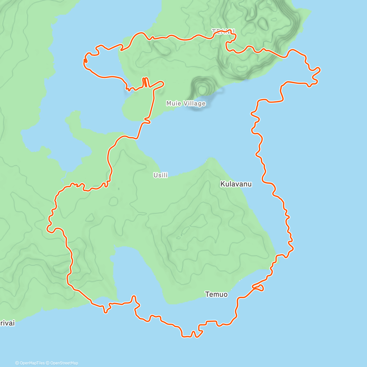 Map of the activity, Zwift - The Big Ring in Watopia