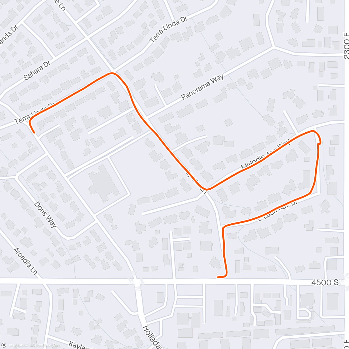 Map of the activity, Morning Walk 🐕