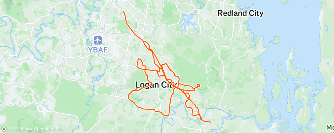 Map of the activity, Morning Ride