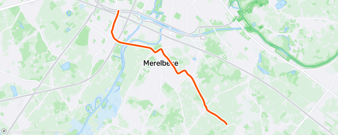 Map of the activity, Ww met E-bike