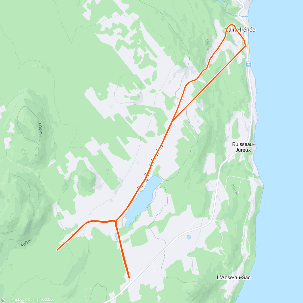 Map of the activity, Camp R&O jour 2 (PM)