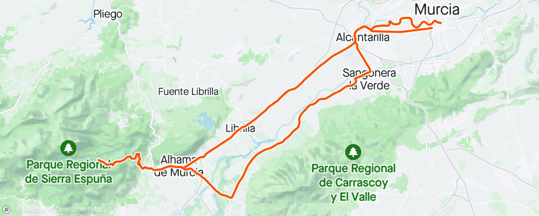 Map of the activity, Una Marina y mucha agua.